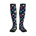 Supdreamc Cute Comfortable Socks for Adults Beautiful Map Of World, Fashion Compression Knee High for Daily Wear Outdoor Running Hiking Sports Gifts
