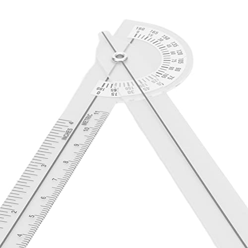Goniometro 180° Transparente para Medición Física miniatura 5