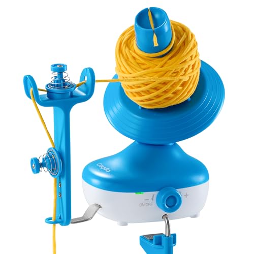 Image of Caydo M1L Cordless Electric Yarn Winder, Rechargeable 2H Running Time, Blue