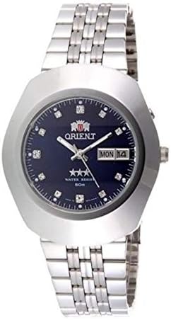 ORIENT Men's Automatic Silver/Blue Watch SEM70005D8 Authentic Made in Japan