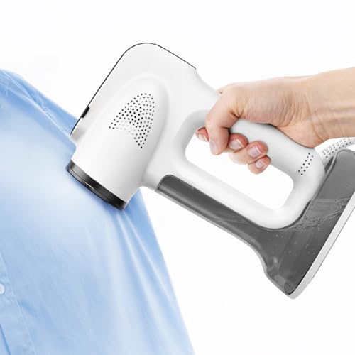 Défroisseur Vapeur avec Aspiration 3800Pa pour Vêtements, Défroisseur Aspirant 3-en-1, Chauffe Rapide en 25 s, Grand Réservoir d’Eau, Élimination Profonde des Plis