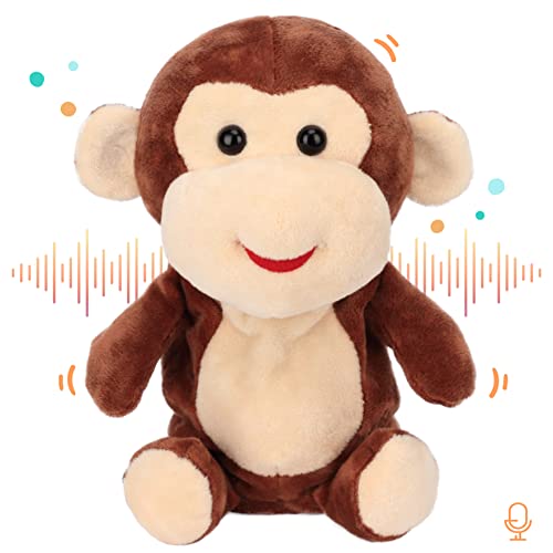 Easfan Talking Monkey Plush Repeat What You Say Electric Toy for Kids 7" by Easfan - Used condition - US$16.17