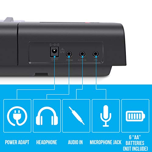 Innedu Clavier Électronique 61 Touches, Piano Numérique Portable avec Pupitre, 200 Rythmes, 200 Sons et Mode d… - Les Beatles, Paul McCartney, John Lennon, RIngo Starr, George Harrison Innedu Clavier Électronique 61 Touches, Piano Numérique Portable avec Pupitre, 200 Rythmes, 200 Sons et Mode d… – Image 6