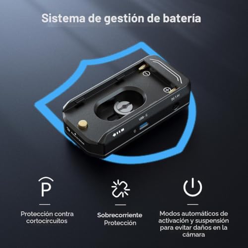 Evita cortes de energía en tu Sony A7 IV usando la placa de batería NP-F SmallRig 4341 5