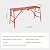 Portable Folding Scaffolding Platforms,59(L) X15.7(W) X27.5-45.6(H)'' Adjustable Work Platforms with 800 Lb Duty Rating,Steel Work Platforms for RV Cleaning High Painting Walls, Drywall, Decorating