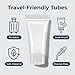 20PCS 5ML 0.2OZ Translucent Refillable Plastic Soft Tubes with Screw Cap Travel Bottle Shower Gel Lotion Hand Cream Storage Holder Sample Vials Facial Cleanser Dispenser Container Cosmetic Jar