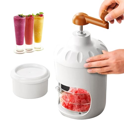 Machine à glace pilée en acier avec manivelle robuste et design durable - 8
