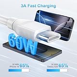 USB C Charger Cable, 60W Google Pixel USB C Charging Cable Cord, 6FT PD Type C Charge Cable Fast Charging for Google Pixel 10 Pro/9a/9/8/7/6/5/4/3 XL/Samsung Galaxy S25/S24/S23 FE/S22/S21/A56/A36/A16 - Image 2