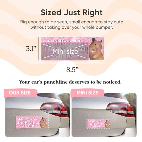 Image of Yoppix 10PCS Funny Car Bumper Magnet, Student Driver Magnet Prank Magnetic Sticker for Car Truck Metal, Hot Girls Hit Curbs New Driver Please Be Patient Waterproof Reusable