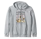 Dog breeds Dogs Make Me Happy Dog Owners Gift Tees
