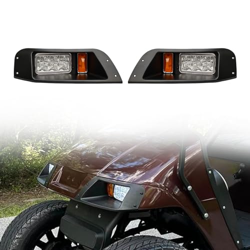 Orle Oko Golf Cart Head Light Compatible with EZGO TXT LED Light 1996-2013 Gas and Electric Passenger Driver Side Replace 12V Headlights Light Kit Assembly For EZGO TXT by Orle Oko - Image 7