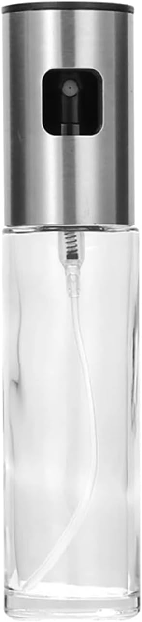 100ML Oil Sprayer For Cooking 2pcs Glass Mini Kitchen Gadgets For Air Fryer,Salad,BBQ,Anti-drip Bottle(2pcs)