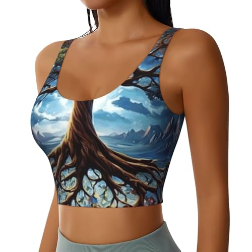 Womens Sexy Sports Bras U-Shaped Back Tops Outfit for Fitness2