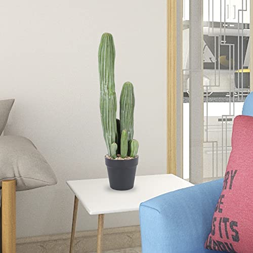 Artificial Cactus Fake Cacti 24" Faux Potted Cactus Plants For Home Office Store Décor Housewarming Gifts #TOP6