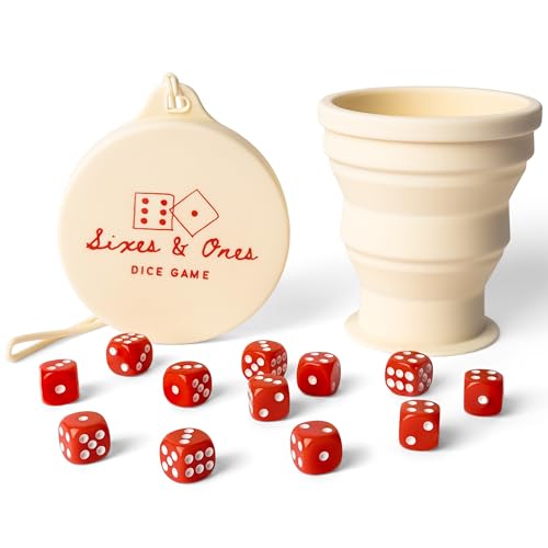 Vango Sixes & Ones Dice Game – 6 Curated Dice