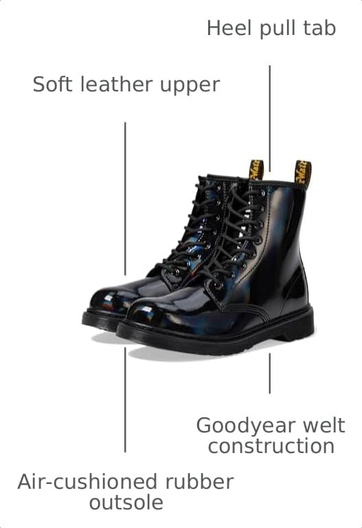 Image of Dr. Martens unisex-child 1460 Lace Up Boot
