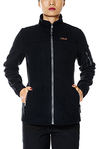 Nonwe Women's Fleece Jacket Outdoor Mountain M Black