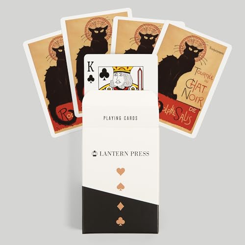 Juego de cartas Poker Lantern Press Chat Noir Cabaret miniatura 6