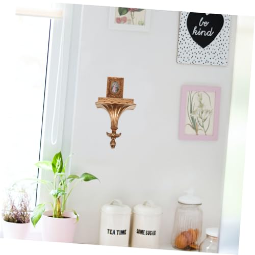 Rangement mural pour petits objets étagère dorée esthétique et chic