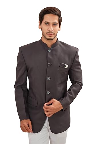 Men's Indian Ethnic Jodhpuri Casual Slim Fit Waist Coat Bandhgala Jacket