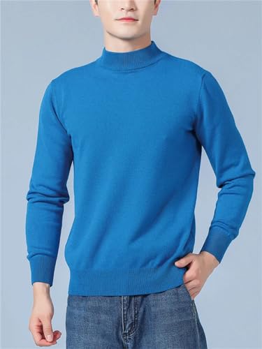 Men Cashmere Sweater Autumn Winter Soft Warm Jersey Jumper Pull Pullover Half Turtleneck Knitted Sweaters3