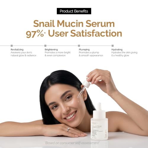 Image of Personal Touch Mucin Moist Serum Cruelty Free - World's 1st Snail Mucin With 9 Types of Hyaluronic Acid, Ceramides, Niacinamide | Korean Skincare | Dryness, Fine Lines, Skin Barrier Repair | 30ml