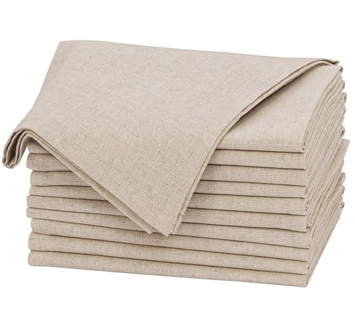 Ruvanti Set of 12 Linen Cloth Napkins