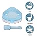 DOITOOL 3pcs Pets Bathtub Five-Pointed Star Design Lightweight Plastic Hamster Bathroom for Small Animals Easy to Disassemble Color for Hamsters and Other Small Pets