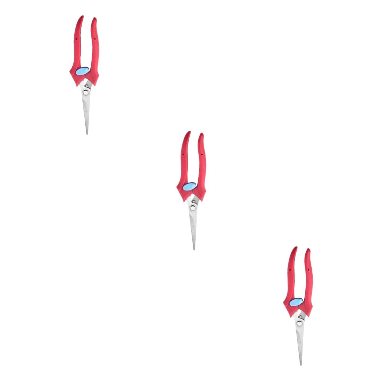 3 Pièces Sécateur de Jardin Professionnel Inoxydable Outil pour Fruits pour Élaguer Branches Buds Prise Main Confortable Durable