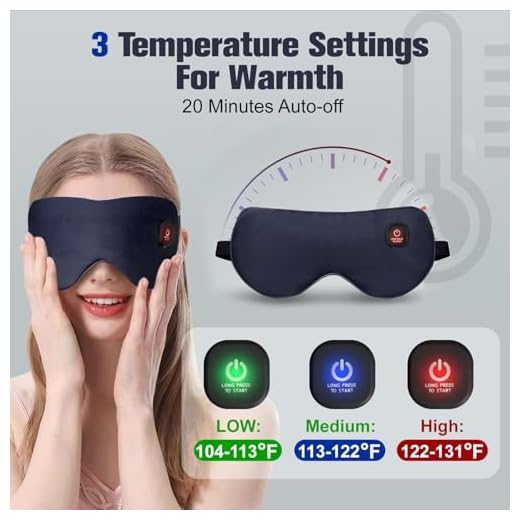 Cordless Heated Eye Mask for Dry Eyes