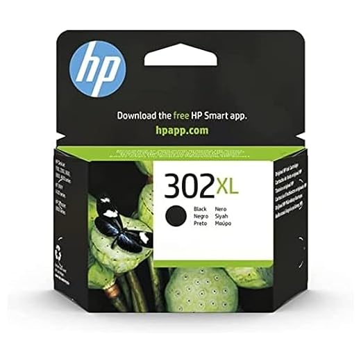 HP 302XL F6U68AE cartouche d'encre noire grande capacité authentique pour HP DeskJet 2130/3630 et HP OfficeJet 3830 Noir