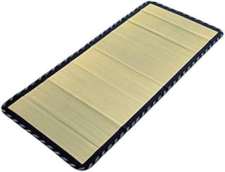 MIINA Japanese Traditional Igusa (Rush Grass) Tatami Mattress, Sleeping Mat, Japanese futon Mattress, Goza Mat (Twin, Natural) 35” X 79”