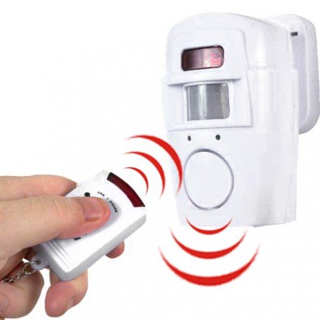 Alarma con Sensor de Movimiento y 2 Mandos