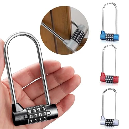 Cadenas à code anse allongée à 4 chiffres pour sécurité optimale