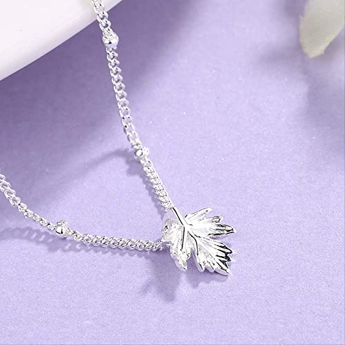 Pulsera de hoja de arce para mujer accesorio elegante estilo dulce diario 4