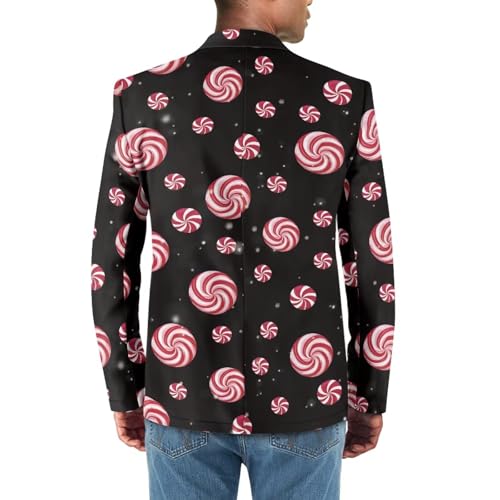 Blazer Men Lightweight Men's Suit Jacket for Christmas Party Evening Regular Fit Mens Sport Coats with Pockets4