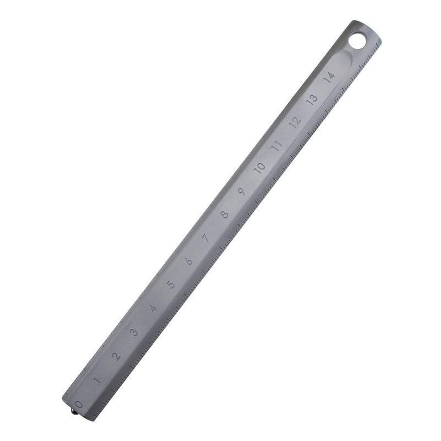 Titanium Straight Edge Ruler, 16cm Double Sided Ruler, Architectural and Engineering Scale Ruler, Built-in High-Hardness Ceramic Beads, for Drafting and Construction
