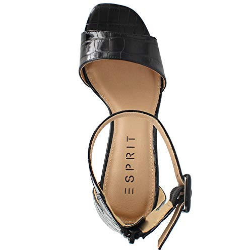 Esprit Womens Baylee Heeled Sandal, Black, 7.5 Us #TOP3