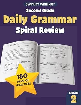 Paperback Second Grade Daily Grammar Practice and Spiral Review Book