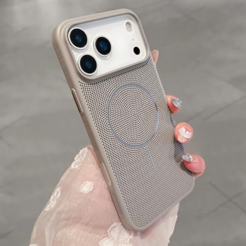 Coque thermique iPhone 12 rigide antichoc et magnétique grise