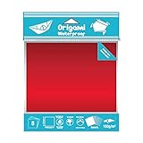  Oz International – Juego de 8 papeles origami impermeable 15 x 15 cm, color Couleurs unies