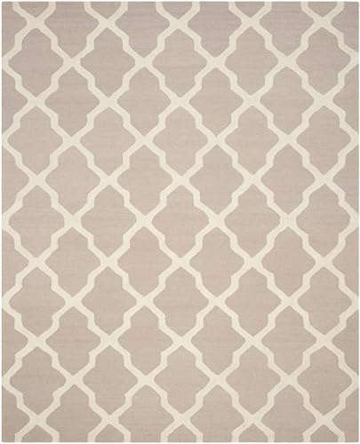 Image of Hand Tufted Wool Carpets Anti Shedding Rug Modern Carpets for Living Room Size 9x12 Feet