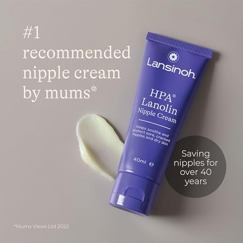 Lansinoh HPA Lanolin Nipple Cream - 40ml - Sore Nipples Cracked Skin Breast Feeding 100% Natural Hypoallergenic Tasteless & Odourless BPA BPS-free Breastfeeding Hospital Bag Maternity Essentials - Image 4