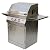 Solaire 27-Inch Deluxe Infrared Natural Gas Grill on Square Cart Base, Stainless Steel