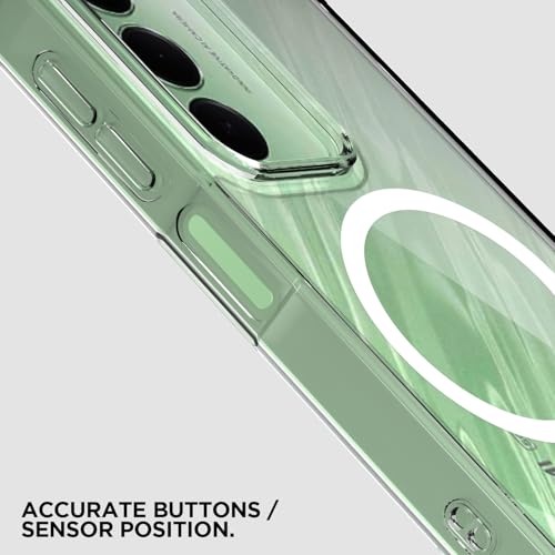 Image of Pikkme Back Cover for Redmi 15 5G Mag-Safe Shockproof PC + TPU Protective Case Magnetic Support Bumper Case (Transparent Mag-Safe)