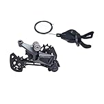 GAREGEAR M6100 12s Groupset 1x12s (SHIFTER + DERAILLEUR) Set, 12 Speed Right Shifter Lever SL-M6100-R & 12 Speed Rear Derailleur RD-M6100-SGS, Pro 12 Speed MTB Groupset (Without Window)