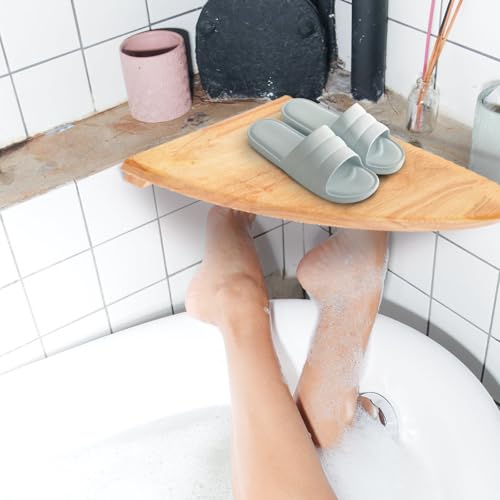 Étagère murale structure robuste bois premium CANIGHT pour salon - 5