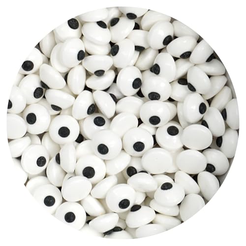 Small Eye Sprinkles 4.4 oz, Candy Eyes, Candy Eyeball Sprinkles For Cake Decorating, Baking, Ice Cream & More, The Hampton Candy Company