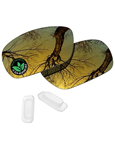 Image of Raydi Polycarbonate Replacement Lenses & Nosepads for Maui Jim Black Coral MJ249 Sunglasses