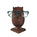 storeindya Handcrafted Wooden Eyeglass Spectacle Holder Organizer Spectacle Stand Trinket Tray Catch All Dish. (Owl-Big)